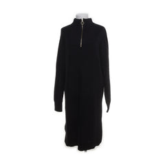 Kaffe | Zwart - Jurk met col