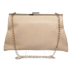 Good Luck | Beige clutch met ketting