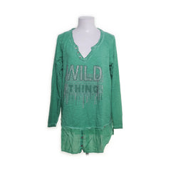 Tredy | Groen - Lange mouwen shirt