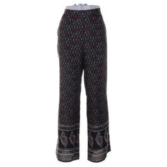 Nina Kaufmann | Zwart, Meerkleurig - Palazzo broek