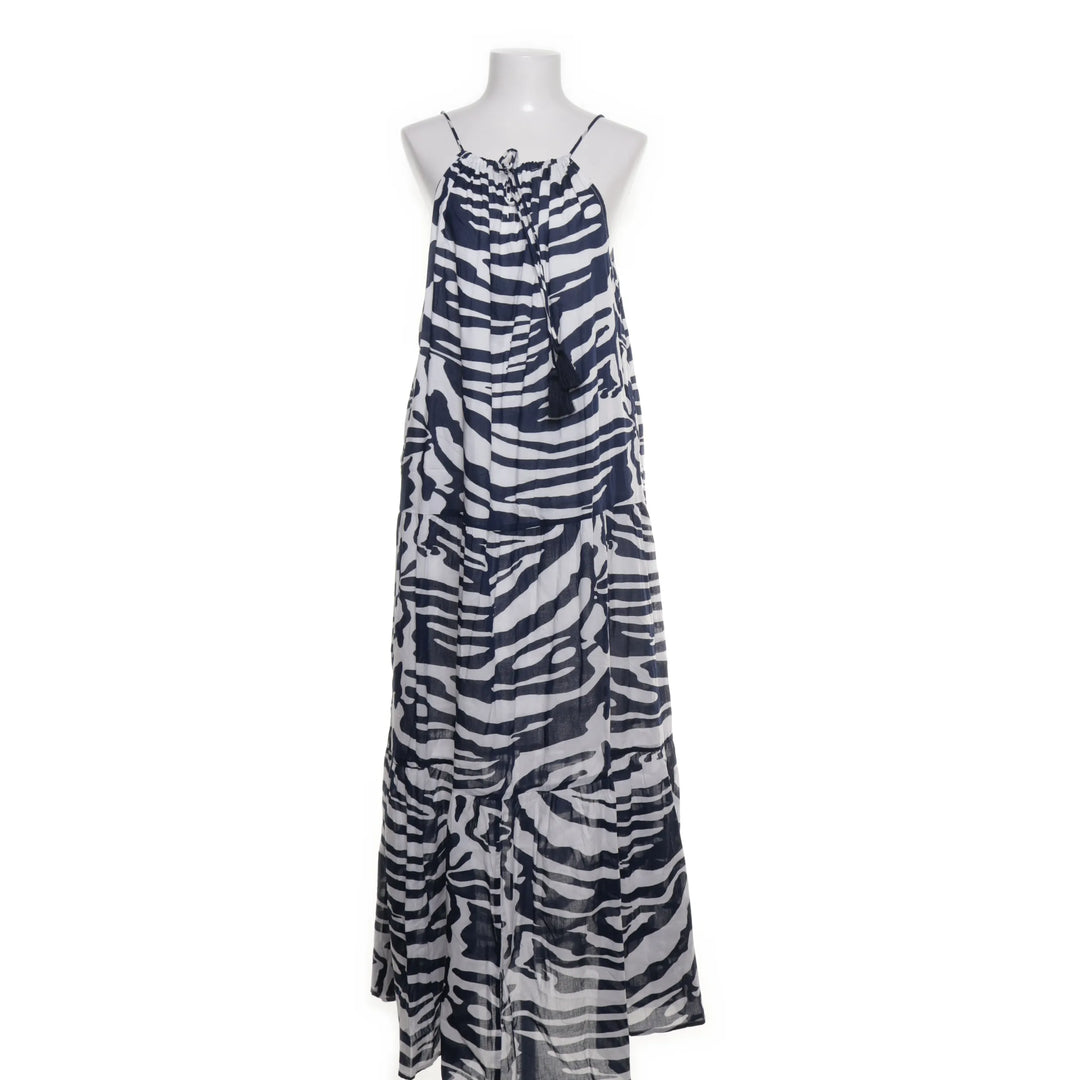 Lindex | Blauw, Wit - Maxi jurk