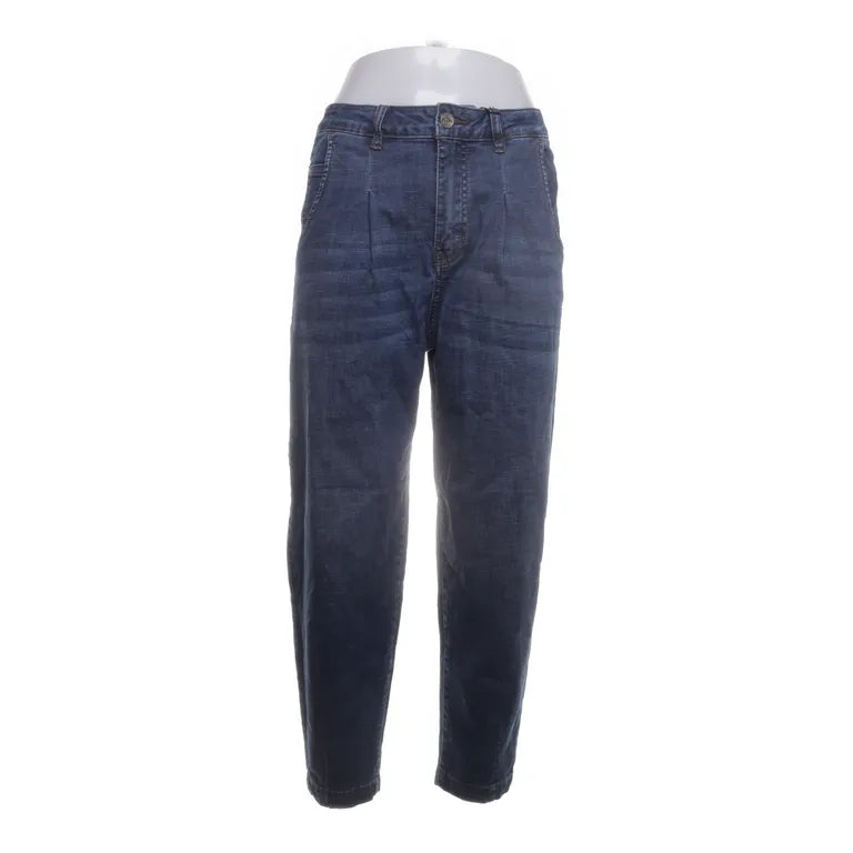 Buena vista | Donkerblauwe Broek Met Ballonpasvorm