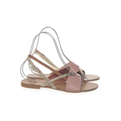 Pieces | Roze, Zilver - Sandalen