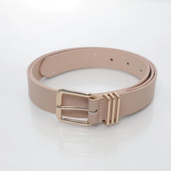 Beige Leren Riem
