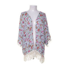 Kori | Blauw, Meerkleurig - Cardigan