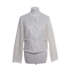 Rihoas | Witte gerafelde tweedjasje