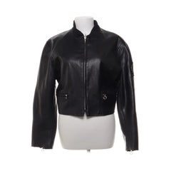 Bill Tornade | Zwart leren cropped jack