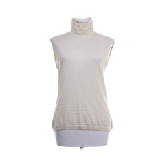 Moschino | Beige mouwloze coltrui