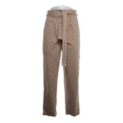 Massimo Dutti | Beige broek met riemdetail