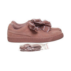 Puma | Roze Suède Sneakers met Strik