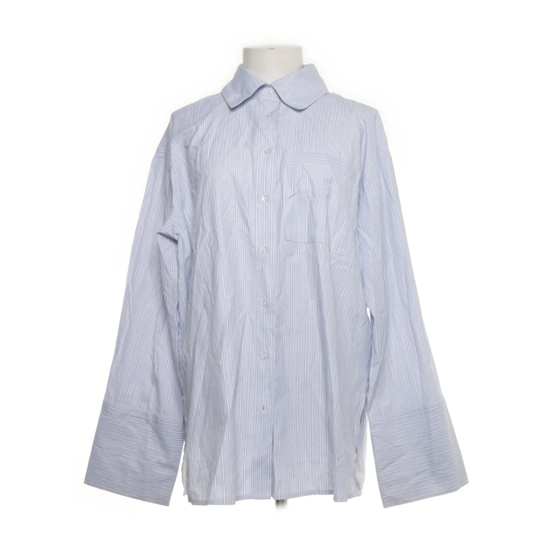 NA-KD | Blauw, Wit - Shirt