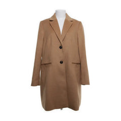 Montego | Camel jas met revers en knoopsluiting