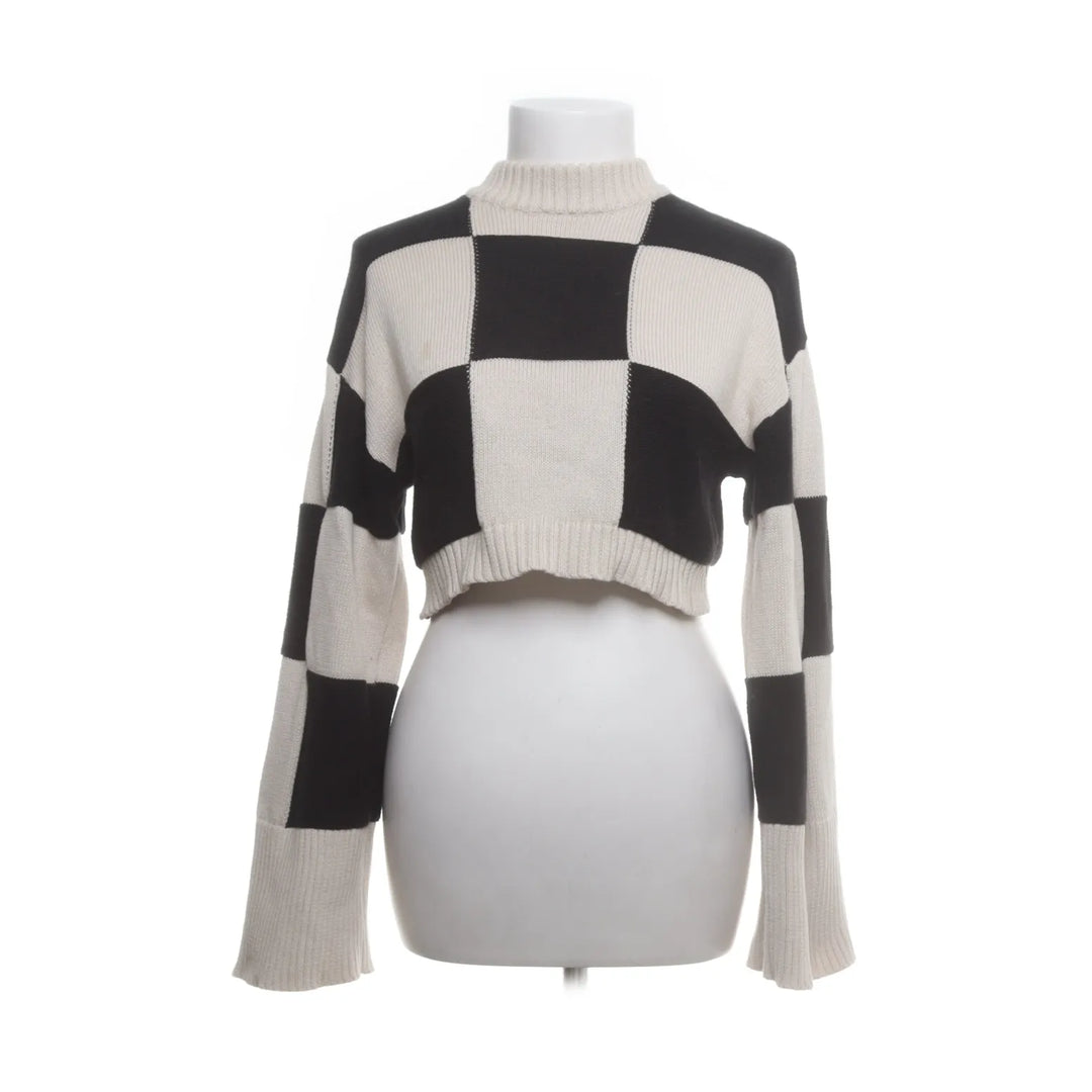 Monki | Beige, Zwart - Crop top