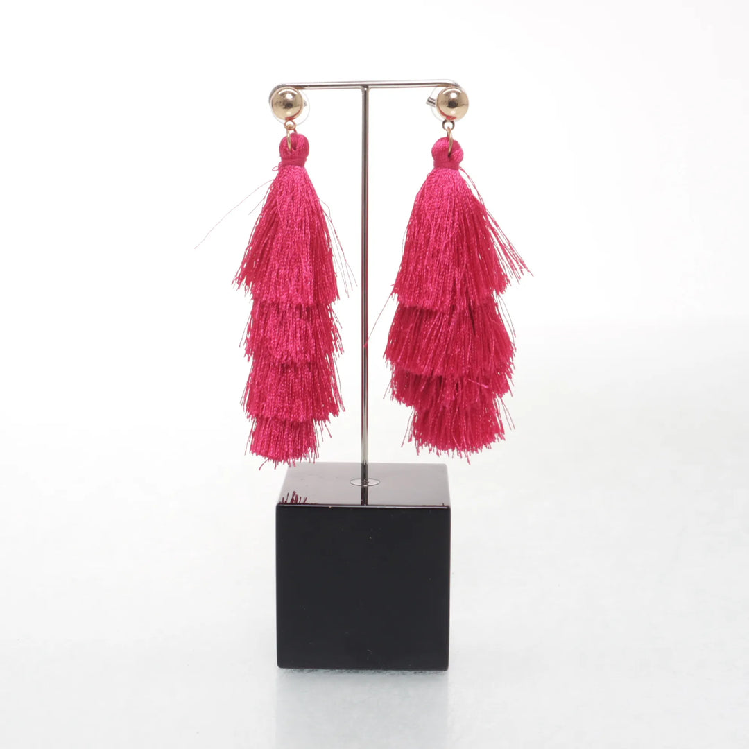 Roze, Goud - Oorbellen