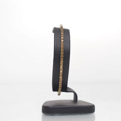 Zwarte Armband met Goudaccent