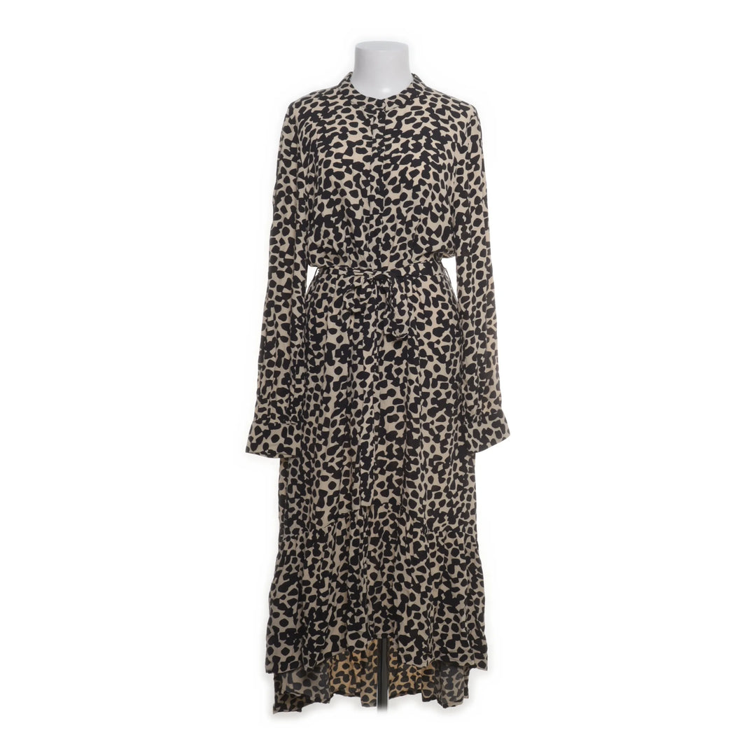 MSCH | Beige, Zwart - Maxi jurk