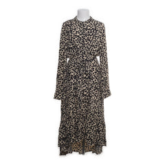 MSCH | Beige, Zwart - Maxi jurk