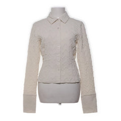 NA-KD | Witte gestructureerde blouse