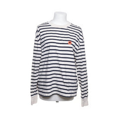 Edited | Wit, Blauw - Lange mouwen shirt