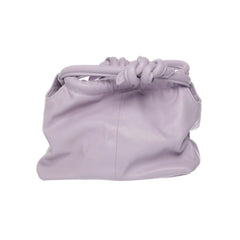 Tas | Lila leren knoopdas