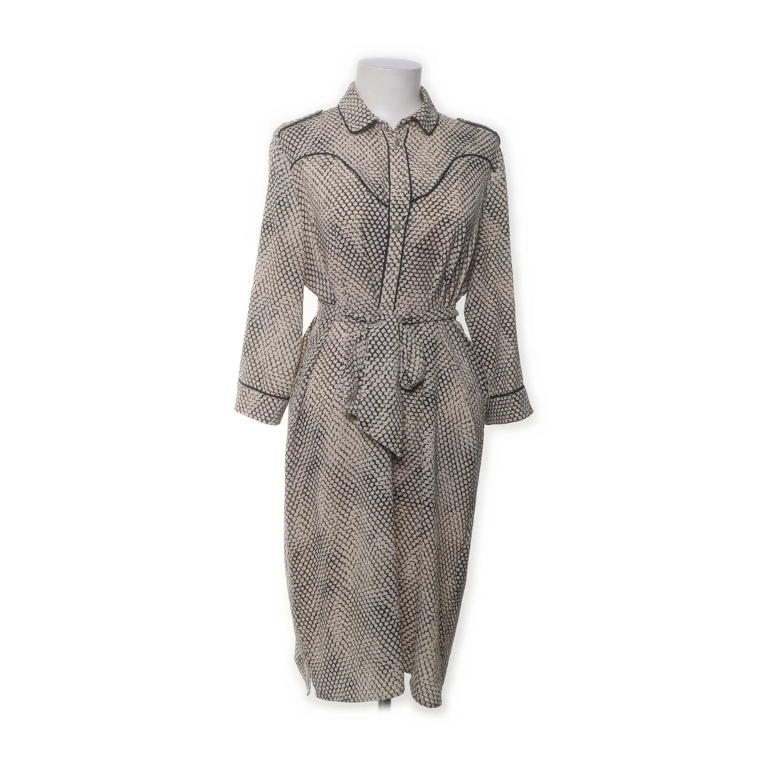 Aako | Beige, Meerkleurig - Blousejurk