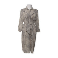 Aako | Beige, Meerkleurig - Blousejurk