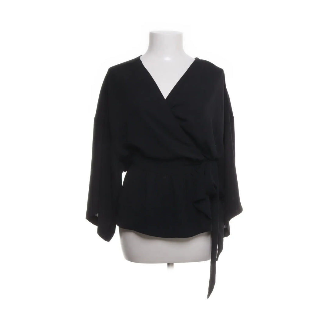 MSCH | Zwart - Wikkelblouse