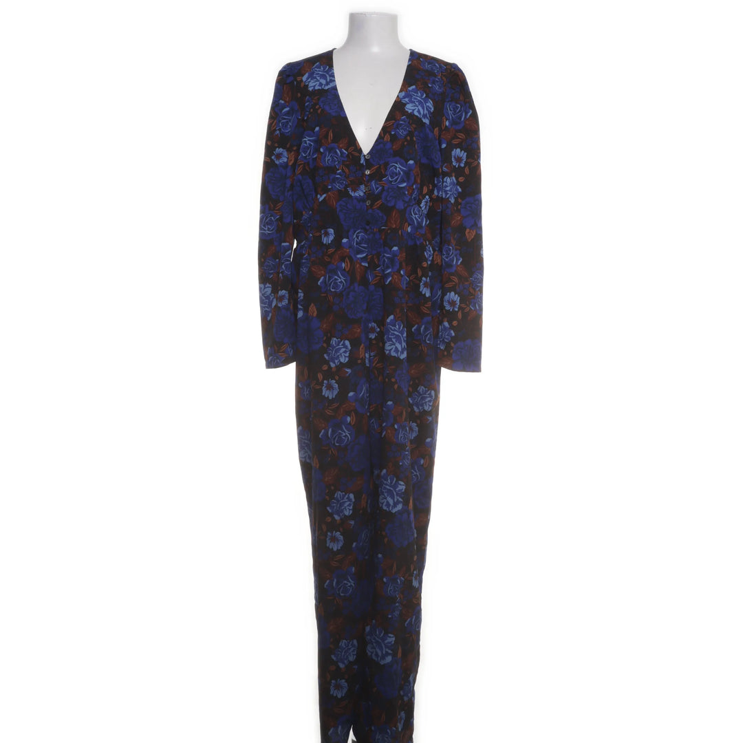 Monki | Zwart, Blauw, Bruin - Jumpsuit