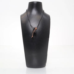 Bruine Houten Hanger Ketting