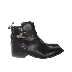 Cox | Zwart - Enkellaarzen