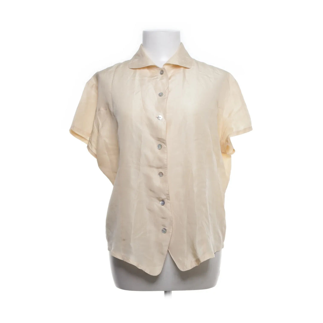 Ann Miller | Beige - Korte mouwen shirt