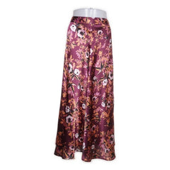 Amelie & Me | Paarse bloemenprint maxi-rok