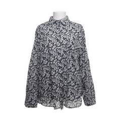 Marc O'Polo | Zwart-witte bloemenprint blouse