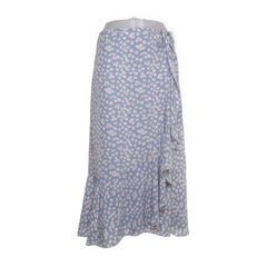 Eight Paris | Blauw, Meerkleurig - Wikkelrok