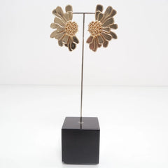Gouden Bloem Oorbellen