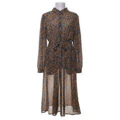 Lollys Laundry | Oranje, Meerkleurig, Blauw - Jurk