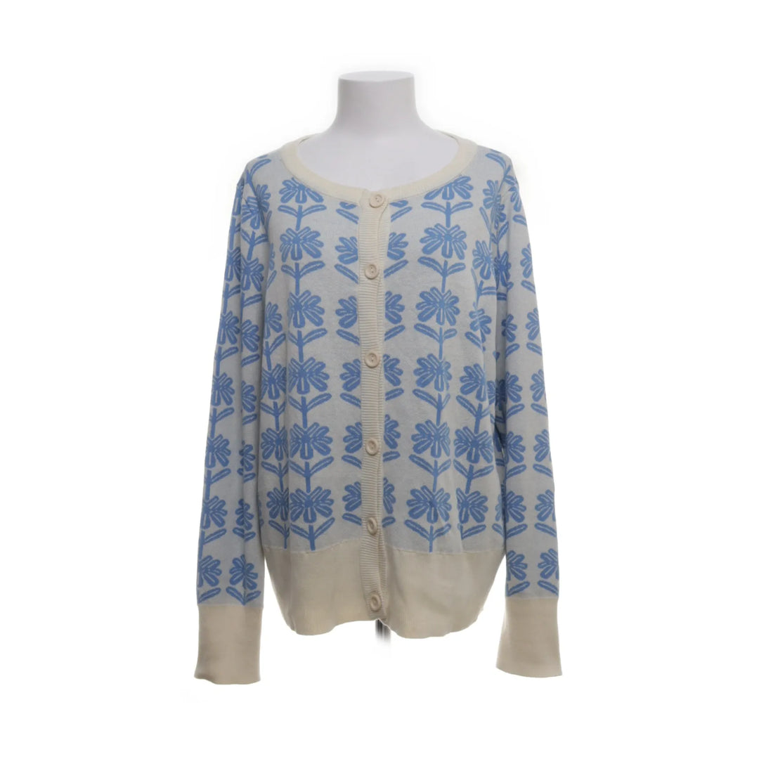 AJC | Wit, Blauw - Cardigan
