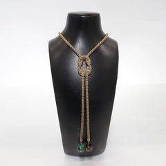 Gouden Ketting met Knoop