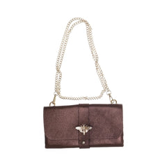Bruine Vleermuisgesp Crossbody Tas