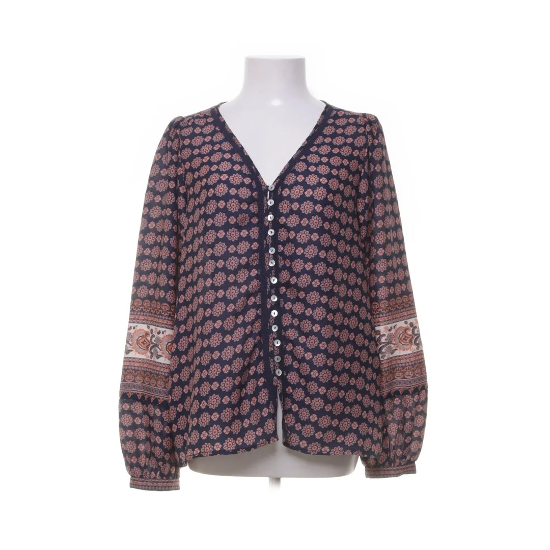 Indiska | Blauw, Roze - Blouse