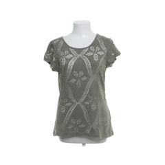 Qiero | Groene geborduurde T-shirt