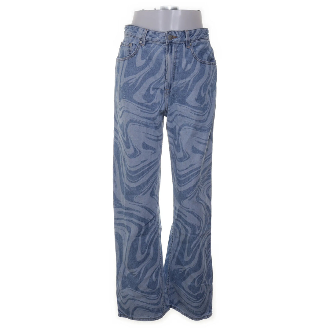 Stay | Blauw, Wit - Spijkerbroek