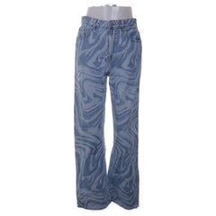 Stay | Blauw, Wit - Spijkerbroek