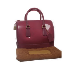 Bordeauxrode Leren Handtas