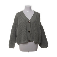 Hailys | Grijze gebreide oversized vest