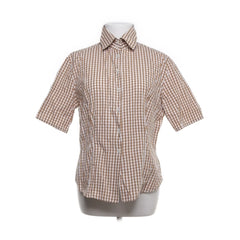 Robert Friedman | Bruin geruite blouse