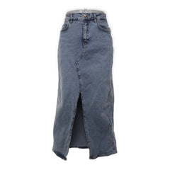 KappAhl | Grijze denim lange rok
