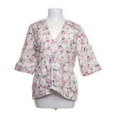 Ganni | Wit, Roze, Meerkleurig - Blouse