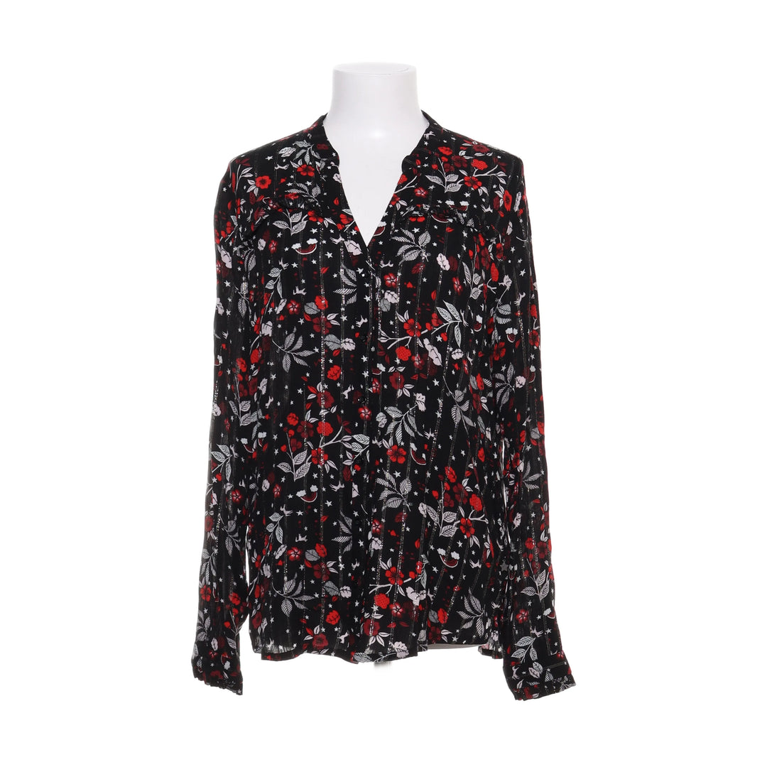 Sandwich | Zwart, Rood, Meerkleurig - Blouse