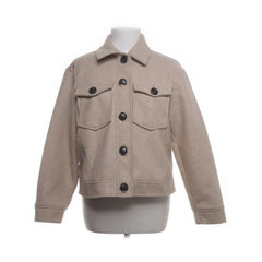 Vero Moda | Beige cropped jas met knoopsluiting